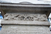 klassizistische Brunnen am Haugerkirchplatz in der Umbauphase